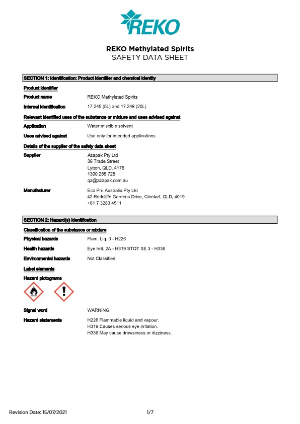 Safety Data Sheet