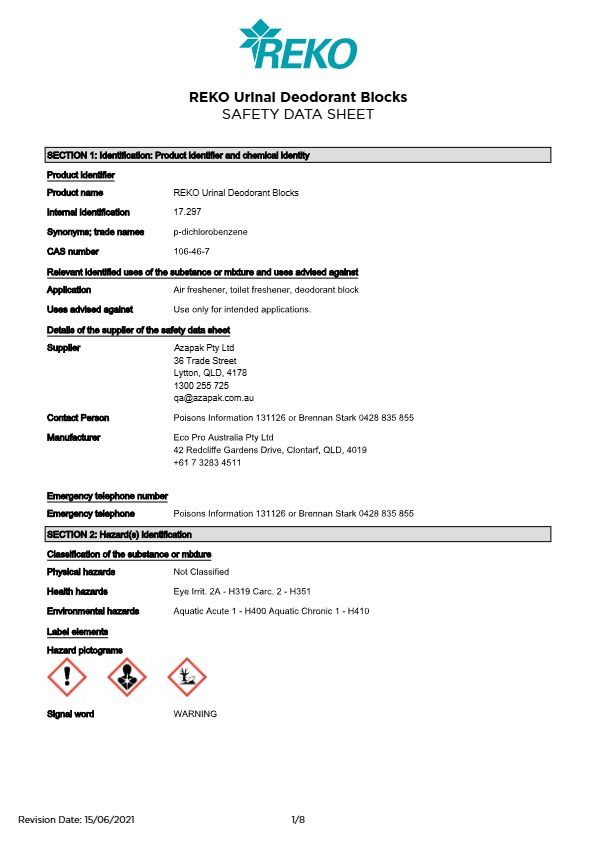 Safety Data Sheet
