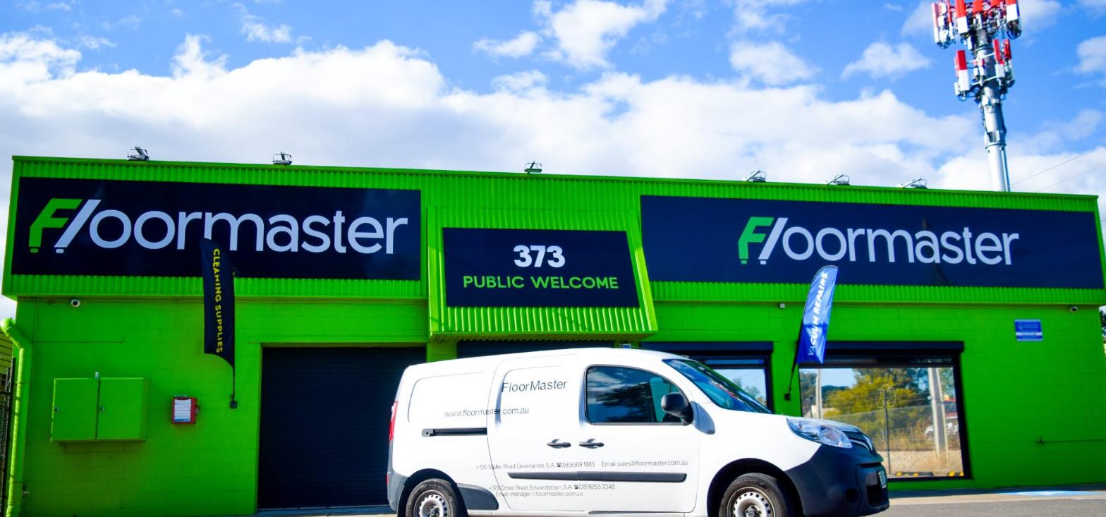 Floormaster cleaning supplies store – 373 Cross Road, Edwardstown, Adelaide. Public welcome.