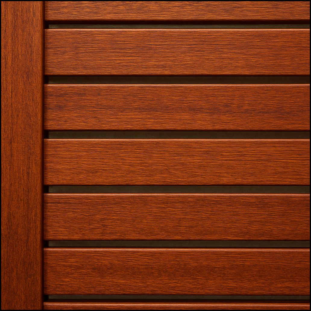 Timber privacy screen exposed to coastal Australian conditions and salt air