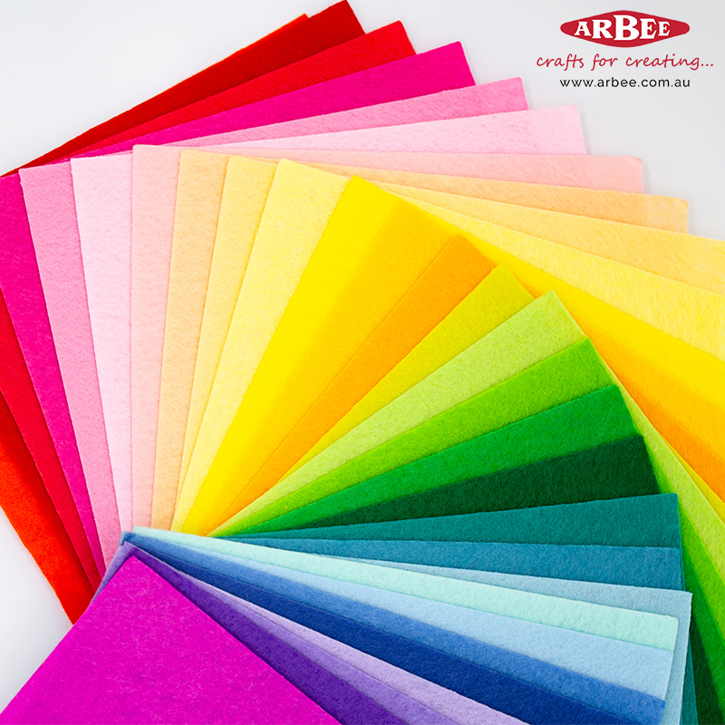Colourful Sheets of Felt
