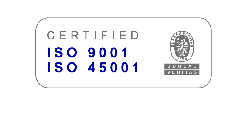 Bureau Veritas ISO 9001 and ISO 45001 Certifications